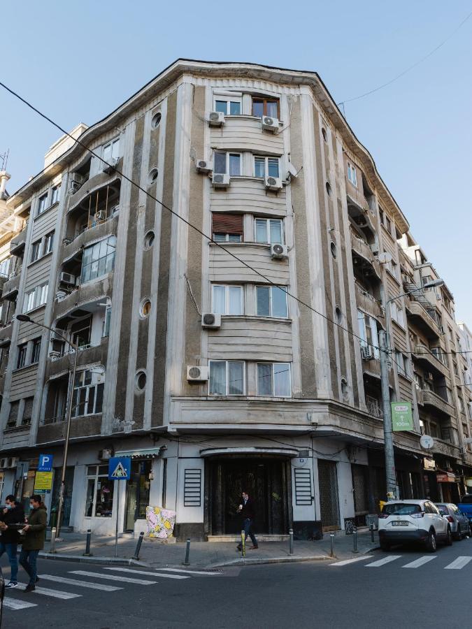 Lovely Vintage Double Studio In City Center Bukarest Exteriör bild